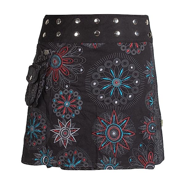 Vishes Wickelrock Bedruckt Bestickt Blumen Mandala günstig online kaufen