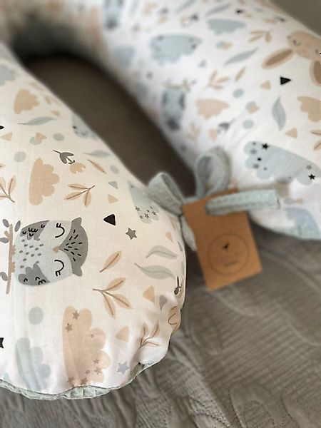 Loolay Stillkissen WAFFELPIQUE HASE Kissen Seitenschläferkissen günstig online kaufen