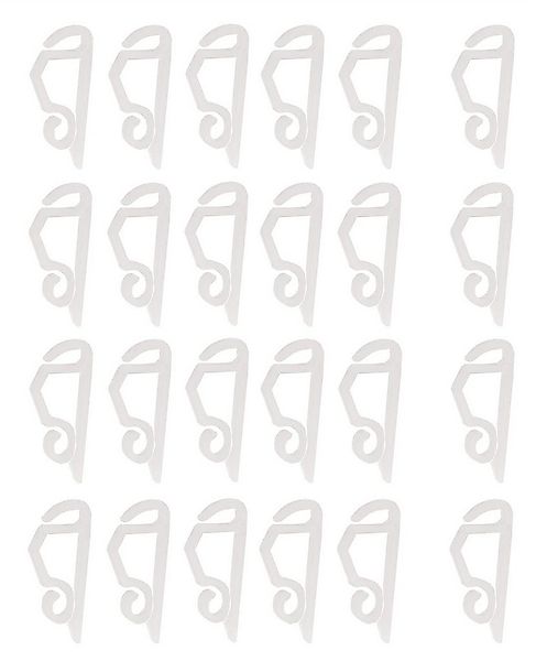 BigDean Hakenleiste 24er Set Dachrinnenhaken für Lichterketten an Dachrinne günstig online kaufen