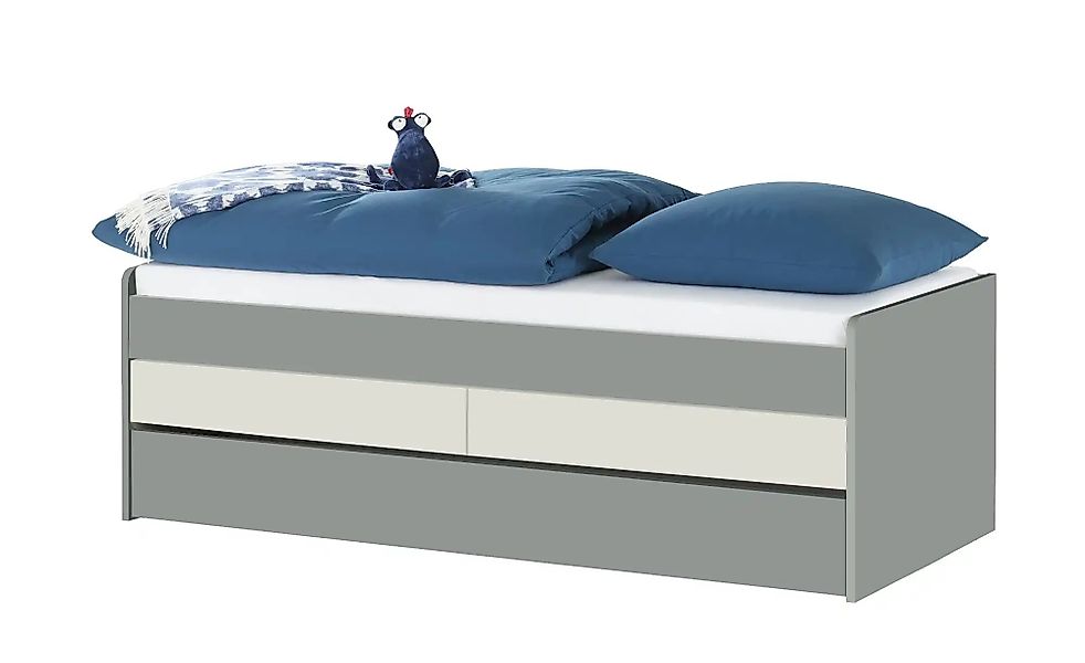 Duobett mit Stauraum  Grow Up ¦ grau ¦ Maße (cm): B: 97 H: 66 Betten > Bett günstig online kaufen