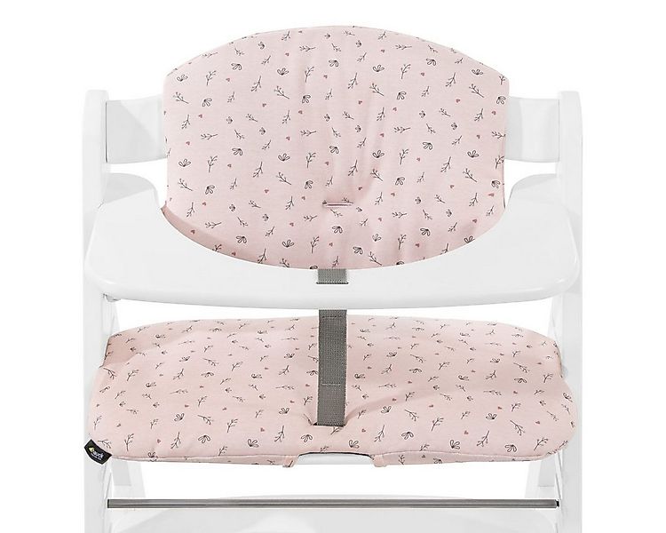 Hauck Hochstuhlauflage Select - Jersey Flowers Rose, Sitzkissen für Alpha H günstig online kaufen