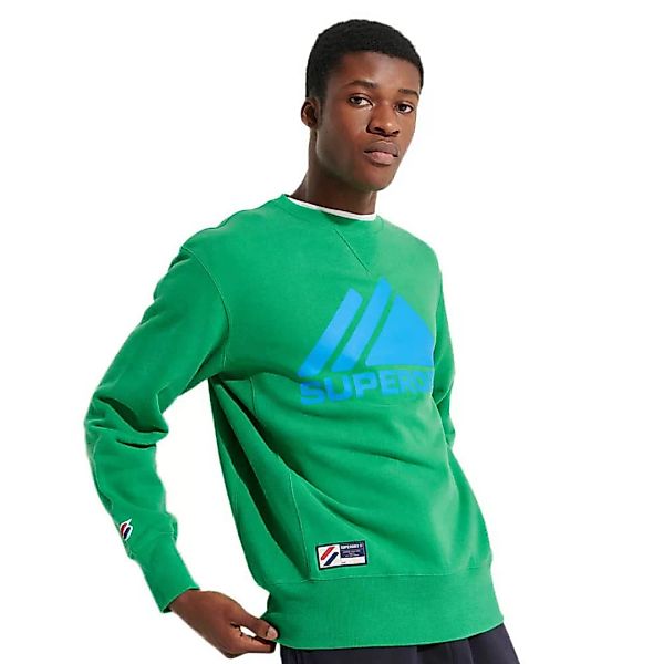 Superdry Mountain Sport Mono Crew Sweatshirt 2XL Bright Green günstig online kaufen