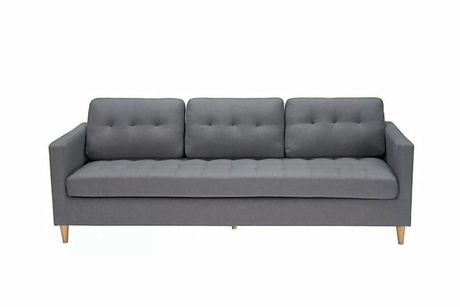 ebuy24 3-Sitzer Marino Sofa 3 Personen Stoff grau. günstig online kaufen