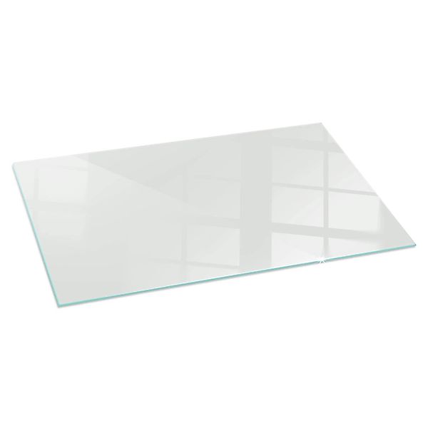 Tulup Glasplatte für Kamin Grau Glas unter Kamin Rechteck 140x70 cm Grau Gl günstig online kaufen