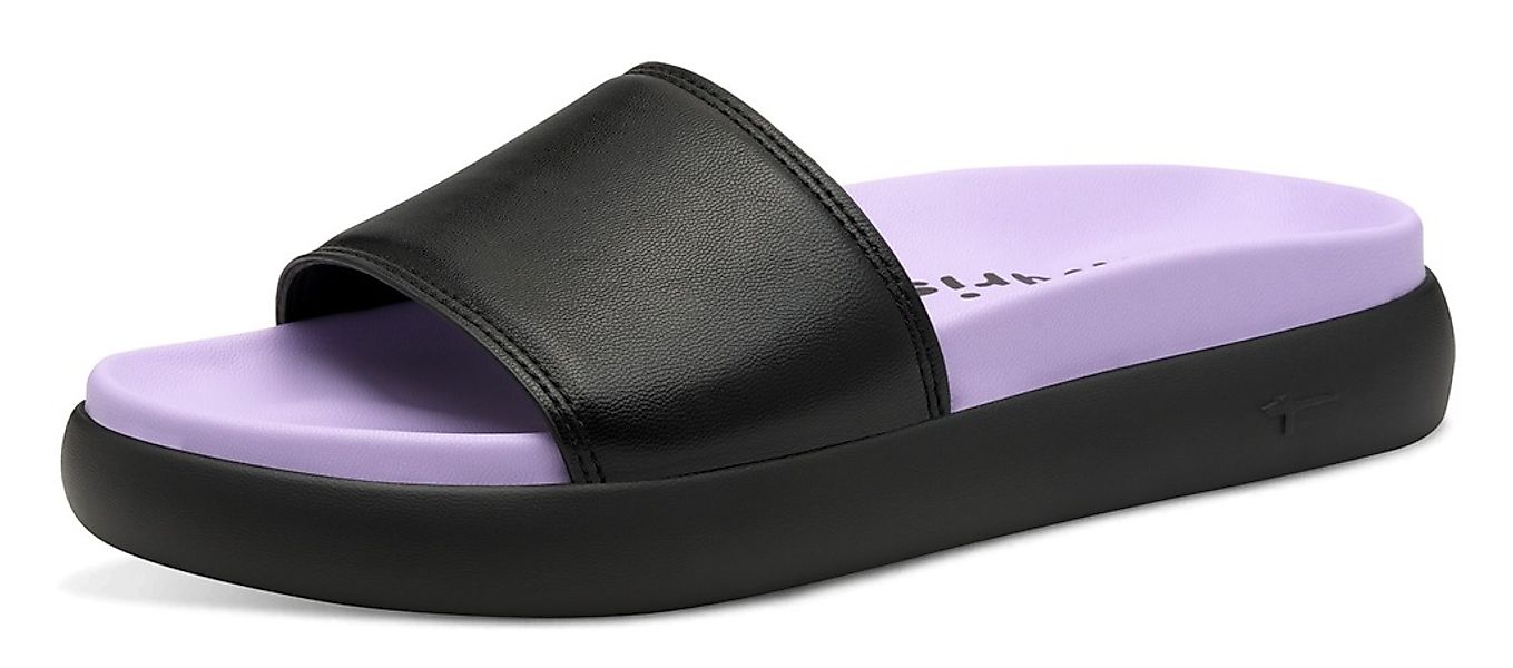 Tamaris Pantolette, Plateau, Sommerschuh, Schlappen mit kleinem Gummizug an günstig online kaufen