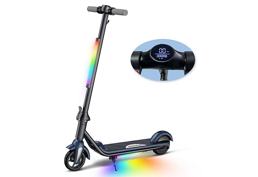 ANYSUN Elektro-Kinderroller Kinder faltbarer E-Scooter mit LED-Beleuchtung, günstig online kaufen