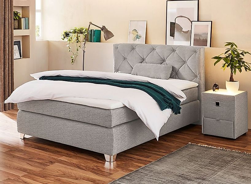 Jockenhöfer Gruppe Boxspringbett "Finja" mit Topper und Zierkissen, erhältl günstig online kaufen