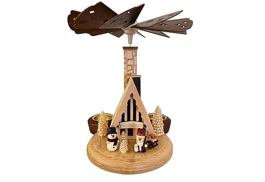 SAICO Original Weihnachtspyramide Tischpyramide aus Holz für Teelichter, Sk günstig online kaufen