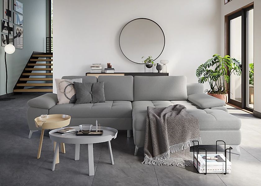 sit&more Ecksofa "Latigo L-Form" mit Mega-Recamiere, wahlweise mit Bettfunk günstig online kaufen