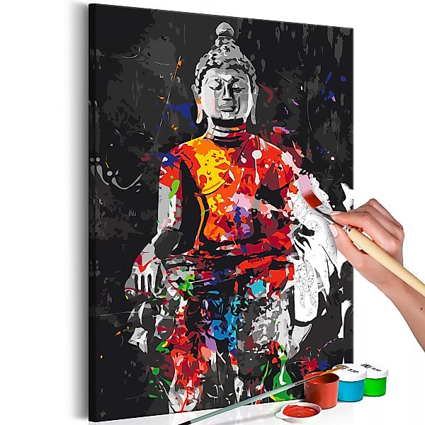 Malen Nach Zahlen - Buddha In Colours günstig online kaufen