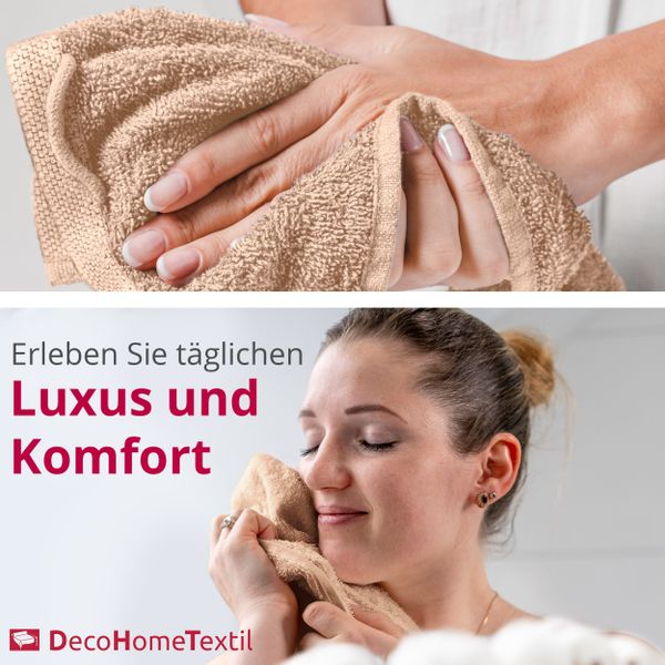 DecoHomeTextil Heimtextilmanufaktur Handtuch Handtuch Set 100% günstig online kaufen