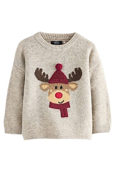 Next Weihnachtspullover Weihnachtlicher Strickpullover (1-tlg) günstig online kaufen