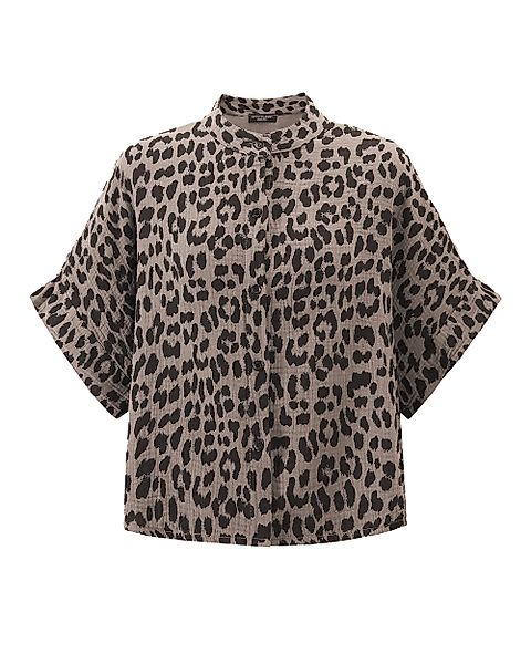 SASSYCLASSY Kurzarmbluse Oversize Musselin Bluse Damen günstig online kaufen