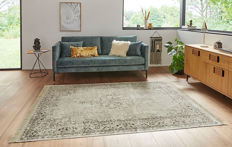 HANSE Home Teppich »Orient Vintage Medaillon«, rechteckig, 5 mm Höhe, Orien günstig online kaufen