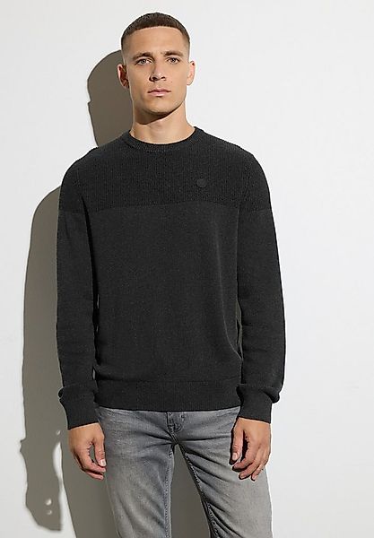 STREET ONE MEN Strickpullover aus reiner Baumwolle günstig online kaufen