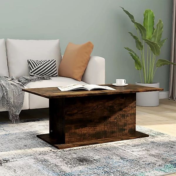 vidaXL Couchtisch Couchtisch Räuchereiche 102x55,5x40 cm günstig online kaufen