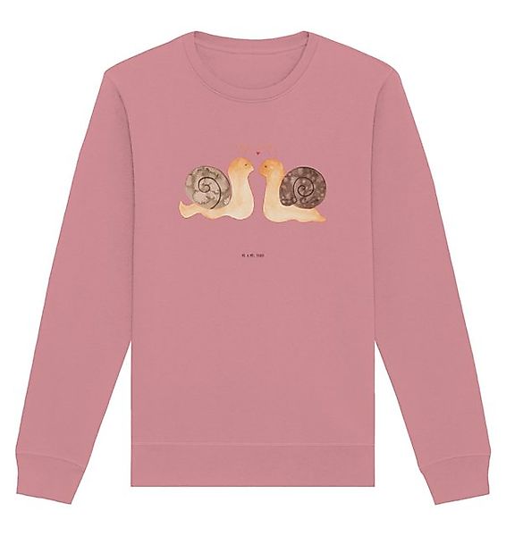 Mr. & Mrs. Panda Longpullover Größe L Schnecken Liebe - Canyon Pink - Gesch günstig online kaufen