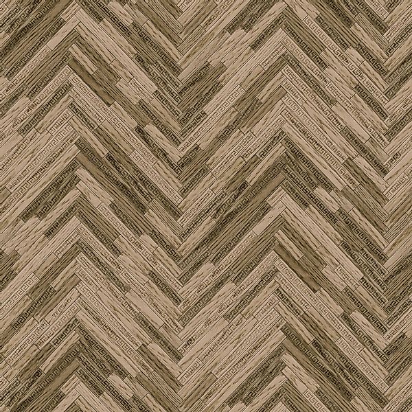 PROFHOME 370512-GU Natur Tapete Holzoptik Matt Braun Beige 7,035 m2 0,70 m günstig online kaufen