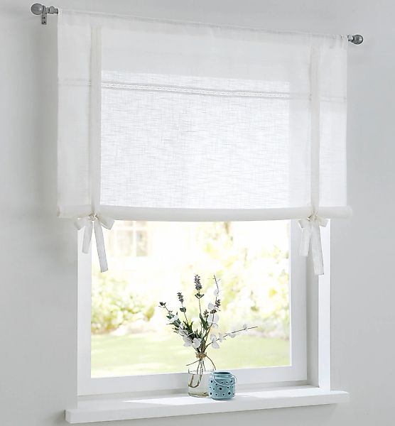 Kutti Bindegardine "Vicky" Stangendurchzug 1 Stk. tlg. Bindegardine Baumwol günstig online kaufen