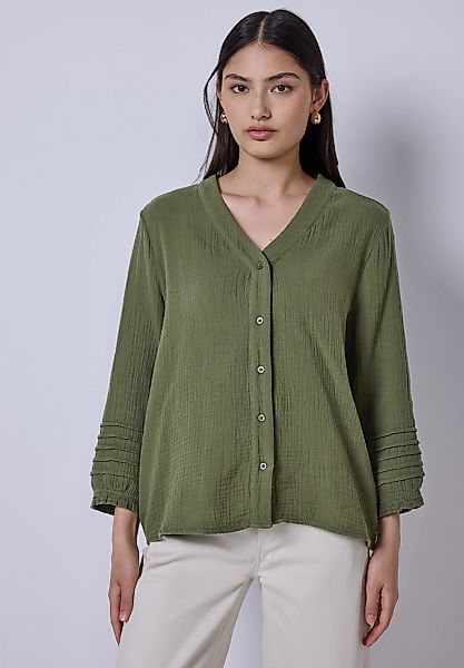 STREET ONE STUDIO Shirtbluse, mit 3/4 Ärmeln günstig online kaufen