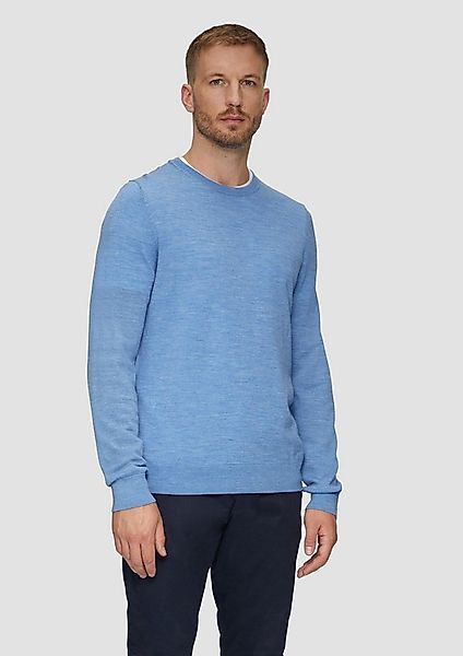 s.Oliver Longpullover Strickpullover Feinstrickpullover aus reiner Merinowo günstig online kaufen