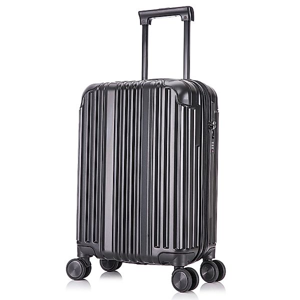 interGo Hartschalen-Trolley Reisekoffer mit 4 Rollen günstig online kaufen