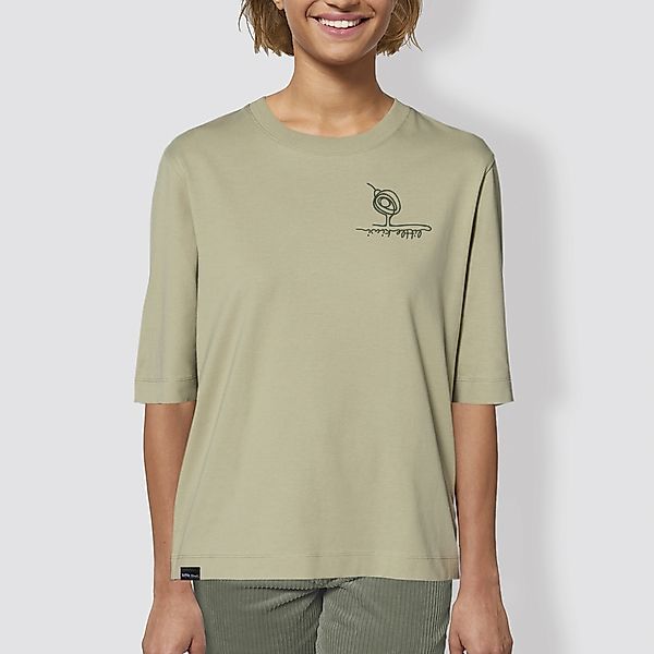 Damen T-shirt, "Kleiner Kiwi", Sage günstig online kaufen