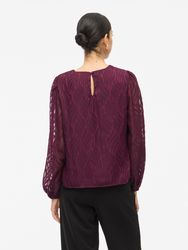 Vila Blusenshirt "VIMIKA O-NECK L/S TOP - NOOS" günstig online kaufen