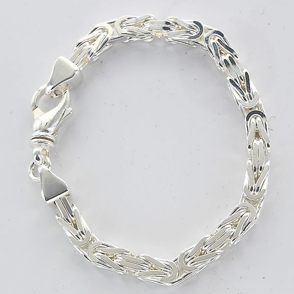 HOPLO Silberarmband Silberkette Königskette Länge 21cm günstig online kaufen