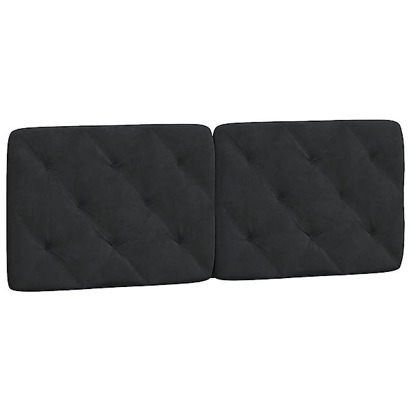 vidaXL Kopfteil Kopfteil-Kissen Schwarz 120 cm günstig online kaufen