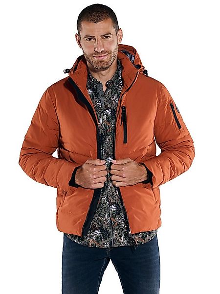 Engbers Kurzjacke Herren Steppjacke mit abnehmbarer Kapuze, Rostorange günstig online kaufen