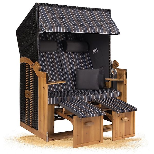 Strandkorb Hanse Strandkorb Strandkorb Ostsee Anthrazit günstig online kaufen