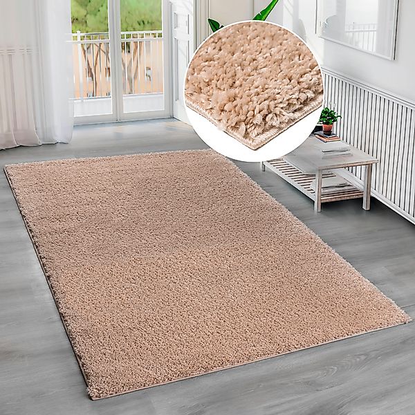 Bruno Banani Hochflor-Teppich Shaggy Soft, rechteckig, günstig online kaufen