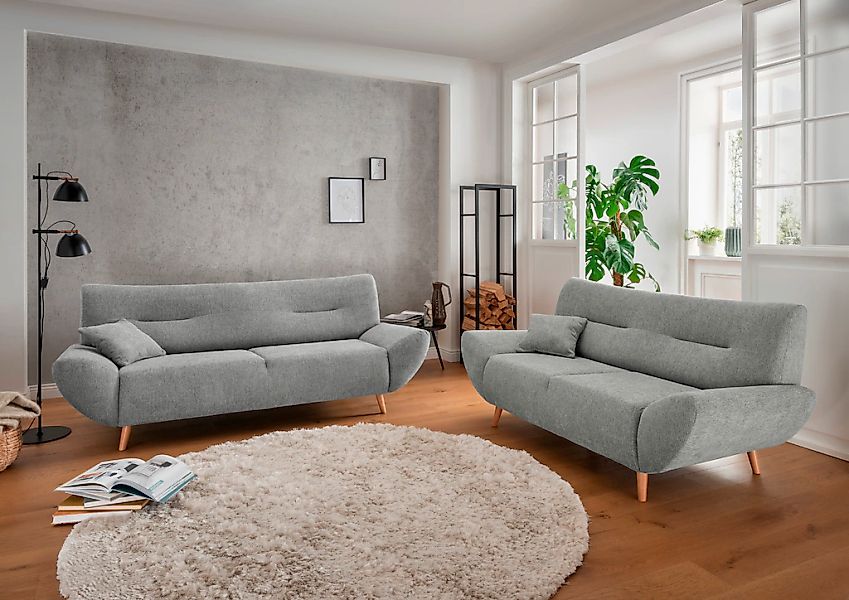 Home affaire Polstergarnitur "Drago, modern und zeitlos, aktuelle Formenspr günstig online kaufen