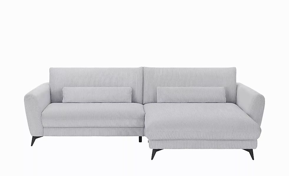 Ecksofa Cordstoff Amina ¦ grau ¦ Maße (cm): B: 288 H: 81 T: 194.0 Polstermö günstig online kaufen