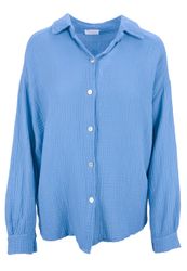 Seasons of April Hemdbluse Oversized Musselinbluse günstig online kaufen