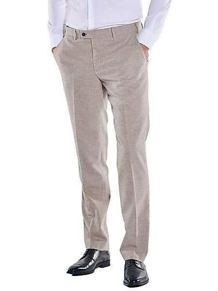 emilio adani Anzughose emilio adani Herren Anzughose meliert, Beige günstig online kaufen