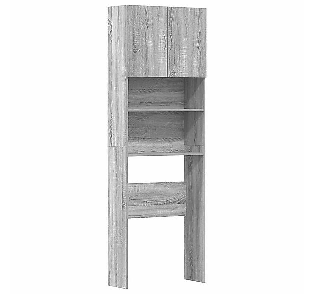 vidaXL Waschmaschinenumbauschrank Waschmaschinenschrank Grau Sonoma 64x24x1 günstig online kaufen