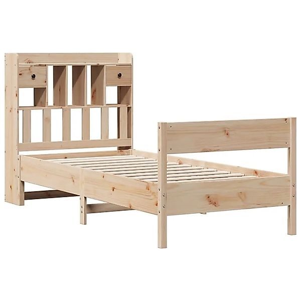 vidaXL Bücherregalbett ohne Matratze 75x190 cm Massivholz Kiefer 3323050 günstig online kaufen