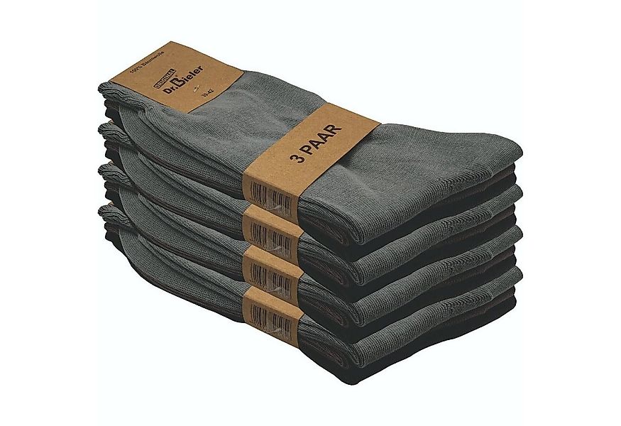 GAWILO Basicsocken für Herren aus 100% Baumwolle - ohne Gummi - ohne drücke günstig online kaufen