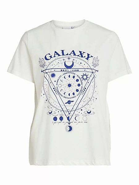 VILA Print T-shirt Damen White günstig online kaufen