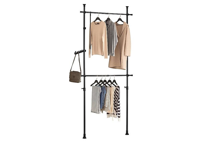 SoBuy Kleiderständer FRG109, deckenhoch, 3-stufige, höhen- und breitenverst günstig online kaufen