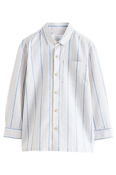 Next Langarmhemd Relaxed Fit Langarmhemd aus Leinen (1-tlg) günstig online kaufen