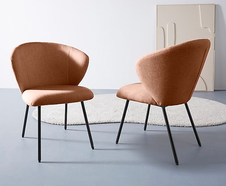 LeGer Home by Lena Gercke Esszimmerstuhl »Galilea« (Set) 2 Stk. Struktur mi günstig online kaufen