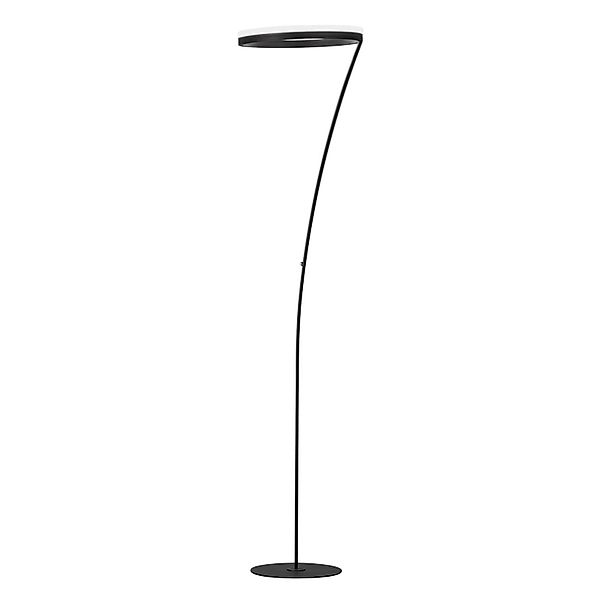 LED-Stehleuchte Sirko, sandschwarz, Höhe 177 cm, Metall, CCT günstig online kaufen