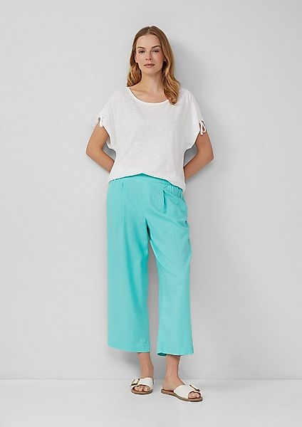s.Oliver 7/8-Hose Hose High-Rise Culotte aus Leinenmix im Relaxed Fit günstig online kaufen