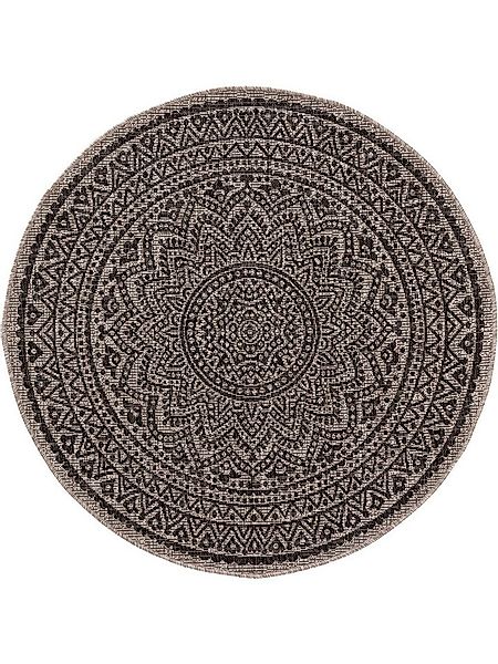 benuta Outdoorteppich Cleo, rund, Höhe: 5 mm, Teppich Wohnzimmer, Schlafzim günstig online kaufen