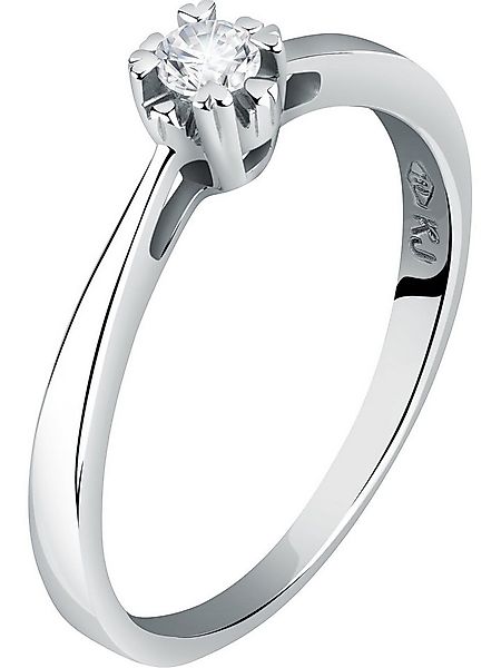 CHRIST Diamantring CHRIST Damen-Damenring 585er Weißgold 1 Diamant günstig online kaufen