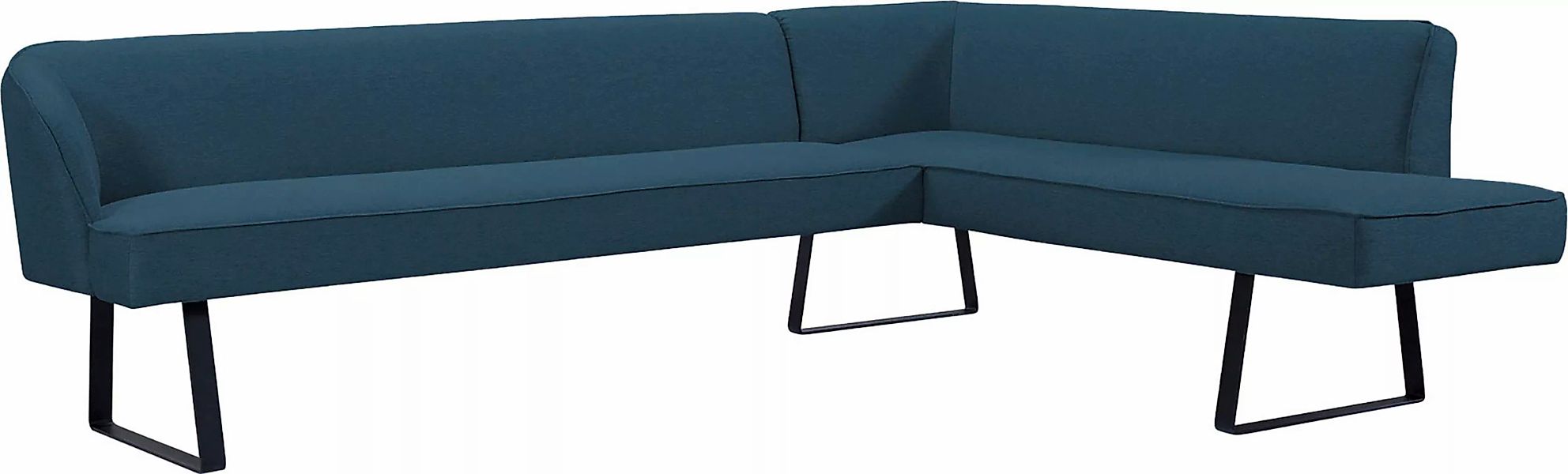 exxpo - sofa fashion Eckbank "Americano", mit Keder und Metallfüßen, Bezug günstig online kaufen