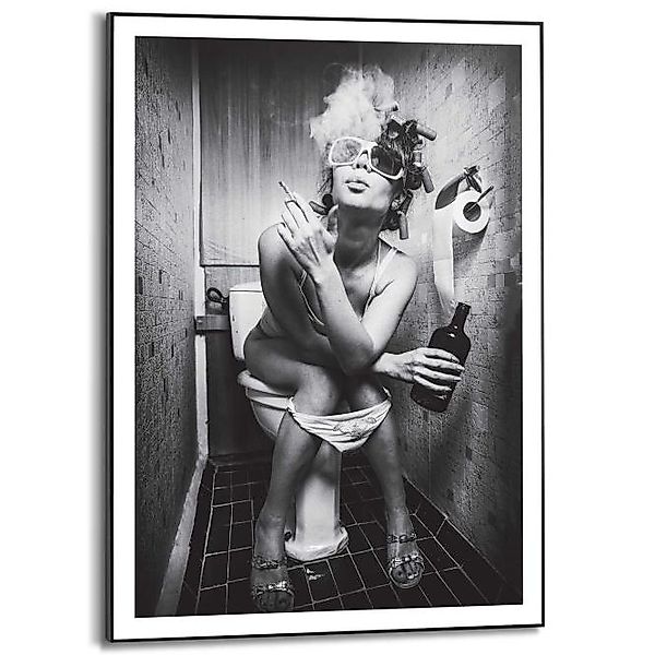 Wandbild TOILET PIC Slim Frame Black ca. 50x70 cm SMF90306 günstig online kaufen